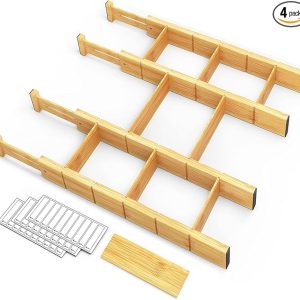 8-Pack Drawer Dividers for Clothes – Keep Wardrobes Organized